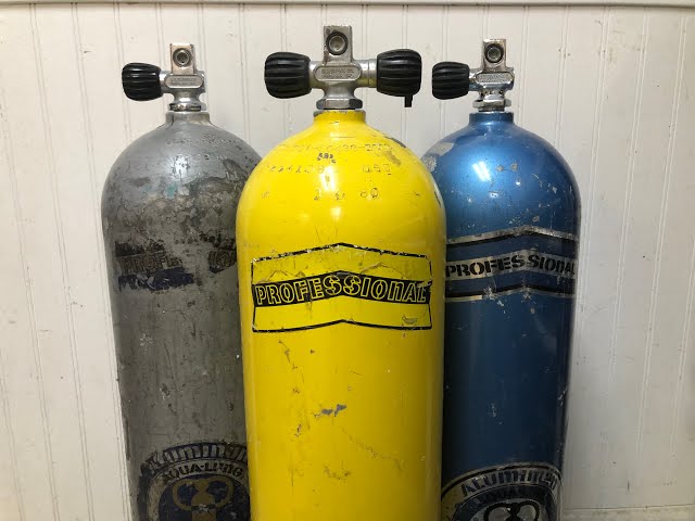 US DIVERS Aluminum Aqua Lung cylinder tank