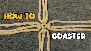 From Strings to Style : Make Your Own Macrame Coaster!☕