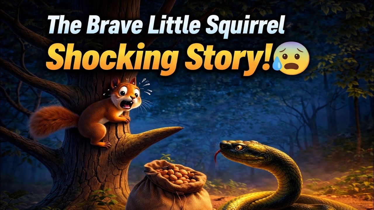 The Brave little squirrel 🐿️ | Story For Kids | Animation Stories ❣️