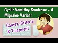 Cyclic Vomiting Syndrome - A Migraine Variant | CVS Causes, Criteria, Symptoms, &amp; Treatment
