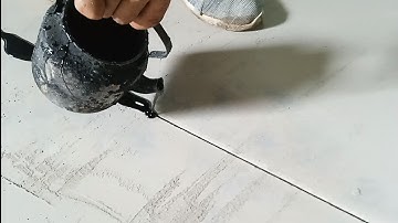 Groove Cutting and Filling process By Bitumen ll Atul Raval