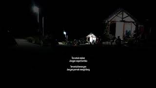 Kedamaian malam di kampung