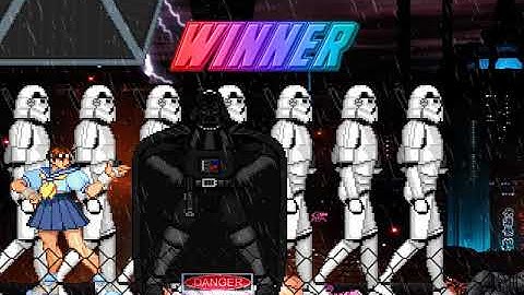 MUGEN Request: Darth Vader & Sakura Vs Darth Maul & Karin