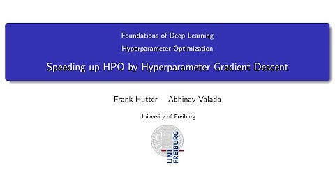 12.06 Speeding up HPO by Hyperparameter Gradient Descent