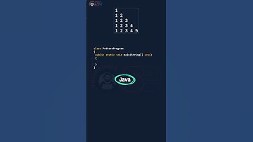 Java Number Pattern in 60 Seconds! #shorts #java #softethics