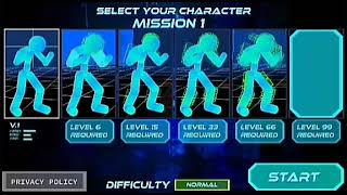 Stickman neon street fighting soundtrack : Glitched screenshot 5