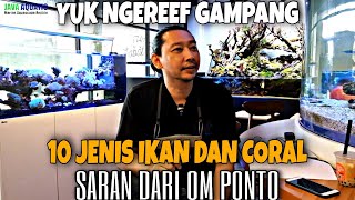 10 JENIS IKAN DAN CORAL REKOMEN DARI OM PONTO | UNTUK NANO TANK