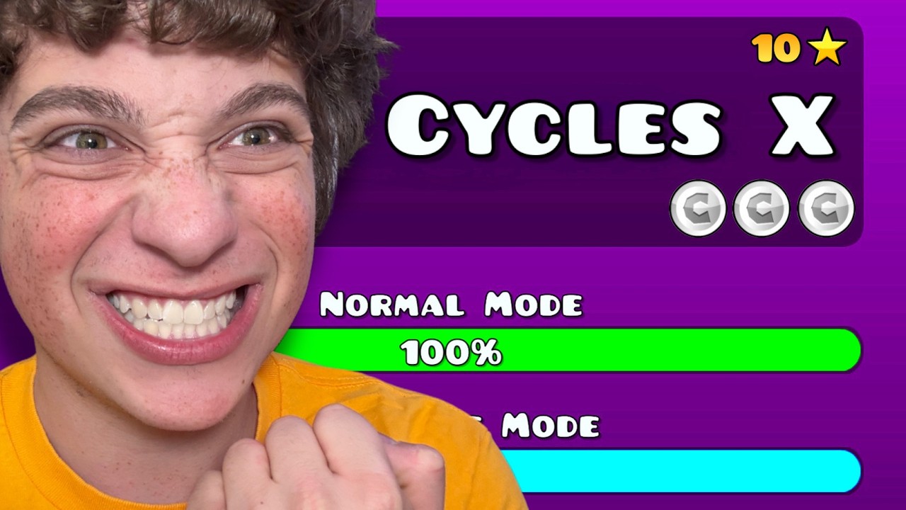 🔴VERIFYING CYCLES X!🔴50%, 46-100%🔴DAY 20🔴GEOMETRY DASHING🔴