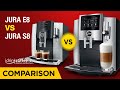 iDrinkCoffee.com Comparison - Jura E8 vs Jura S8