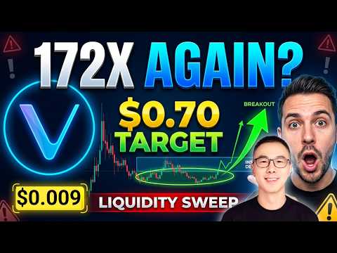 VeChain Baru Saja Memicu Pola 172X Lagi... Target $0,70 Dijelaskan