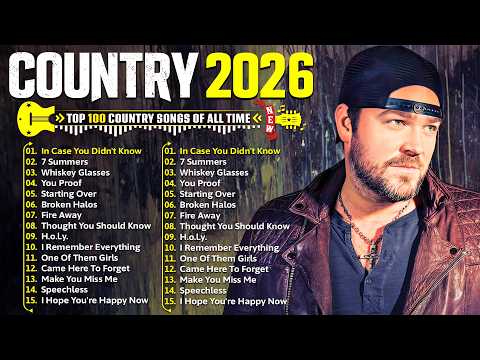 Lee Brice, Morgan Wallen, Luke Bryan, Luke Combs, Kane Brown, Jason Aldean,🎁 Country Songs 2026