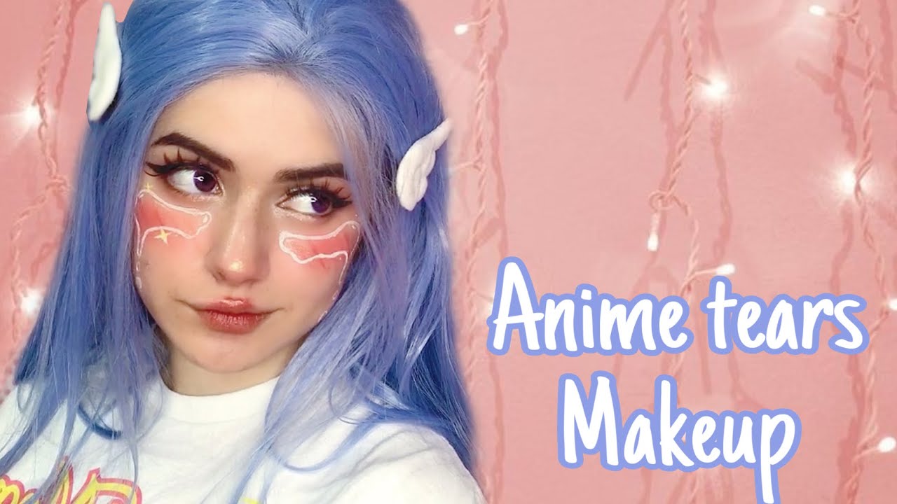 Me trato de maquillar cute y no sale muy bien ಥ_ಥ