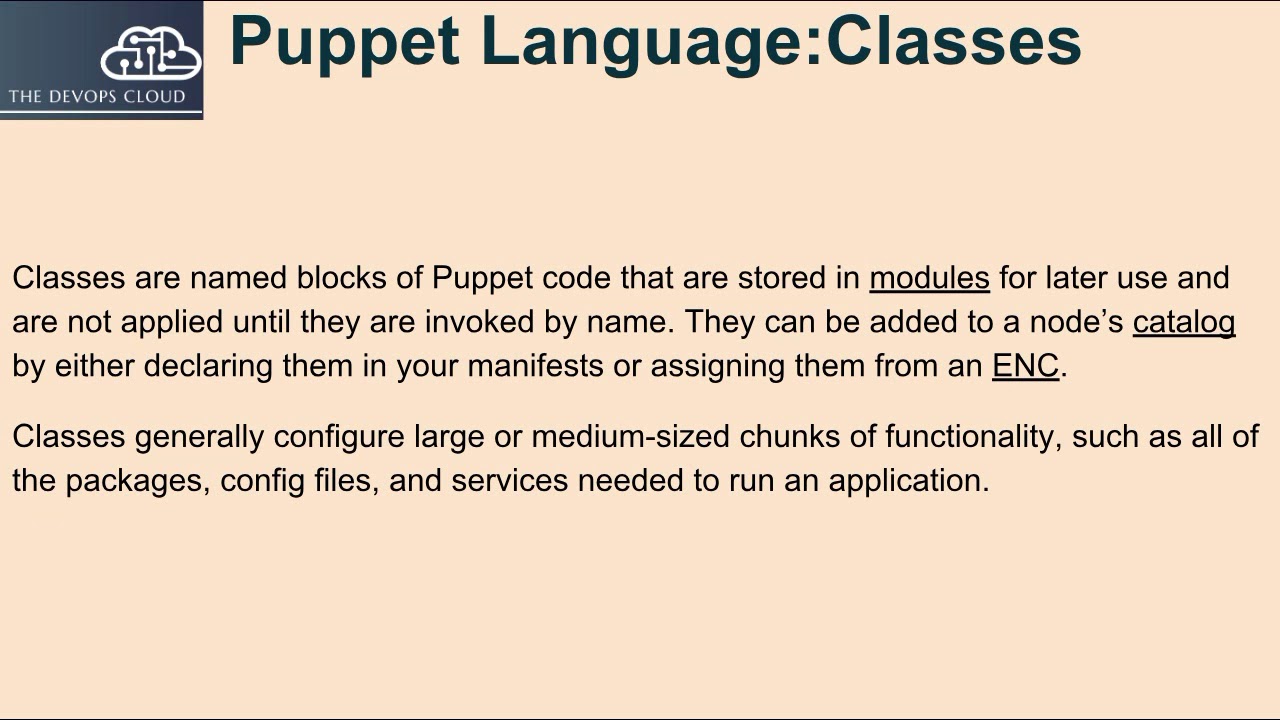 3.1 Puppet Manifest, Puppet DSL language YouTube