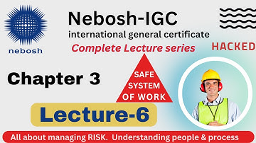 Nebosh Element/Chap 3, Lecture 8 | Managing risk | With new Syllabus | NEBOSH online complete course