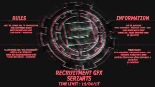 Recruitment GFX | SerzArts [OPEN]