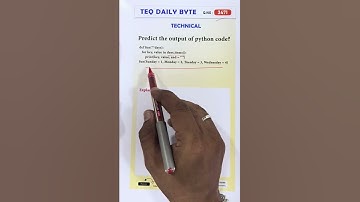 3471 TEQ Daily Byte #t4teq #tcs #wipro #zoho #google #cts #java #python #interview #jobs #developer