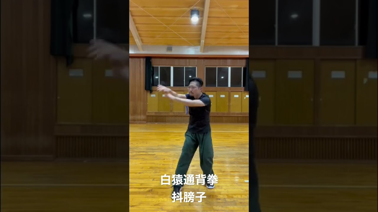 通背拳】白猿通背拳 活背八法 抖膀子(北京牛街 張貴増 伝) - YouTube