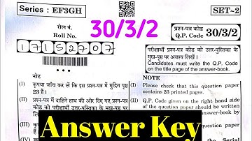 SET 3 30/3/2 Class 10 Boards Maths Answer Key |