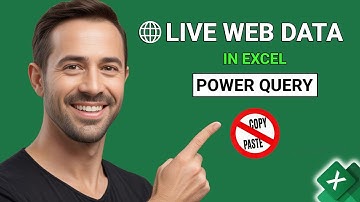 Import LIVE Website Data into Excel (Power Query Tutorial)