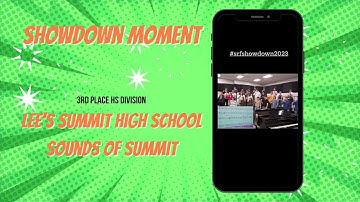 2023 Sight Reading Showdown 3rd place winner High School division