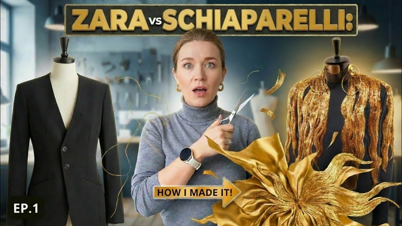 Can I transform a ZARA piece into a SCHIAPARELLI masterpiece?   IMPOSSIBILE Challenge