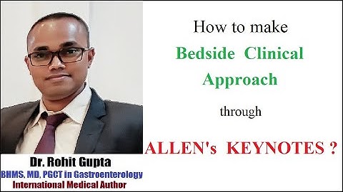 Allen Keynotes | Bedside Clinical Approach | #materiamedica #homeopathy #bhms