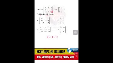 ECET 2025 Maths Guide | How to Score High & Get the Best Rank! 🚀 | Q-186 Explained