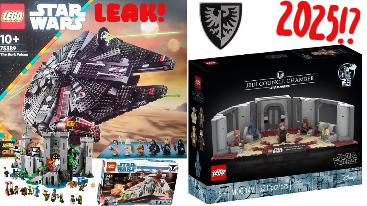 Lego 2025 Revenge Of The Sith Sets! Leaked Lego 2024 Sets, How To Start A Lego YT Channel LEGO