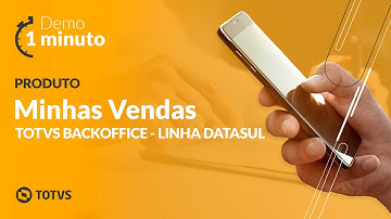 Demo 1 minuto | Minhas Vendas #TOTVS_Backoffice_Linha_Datasul