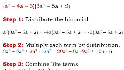 Multiplying  Two Trinomials - HVA Math Tips