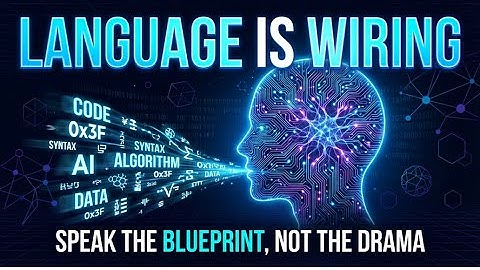 Language Is Wiring: Speak the Blueprint, Not the Drama – Revival of Wisdom