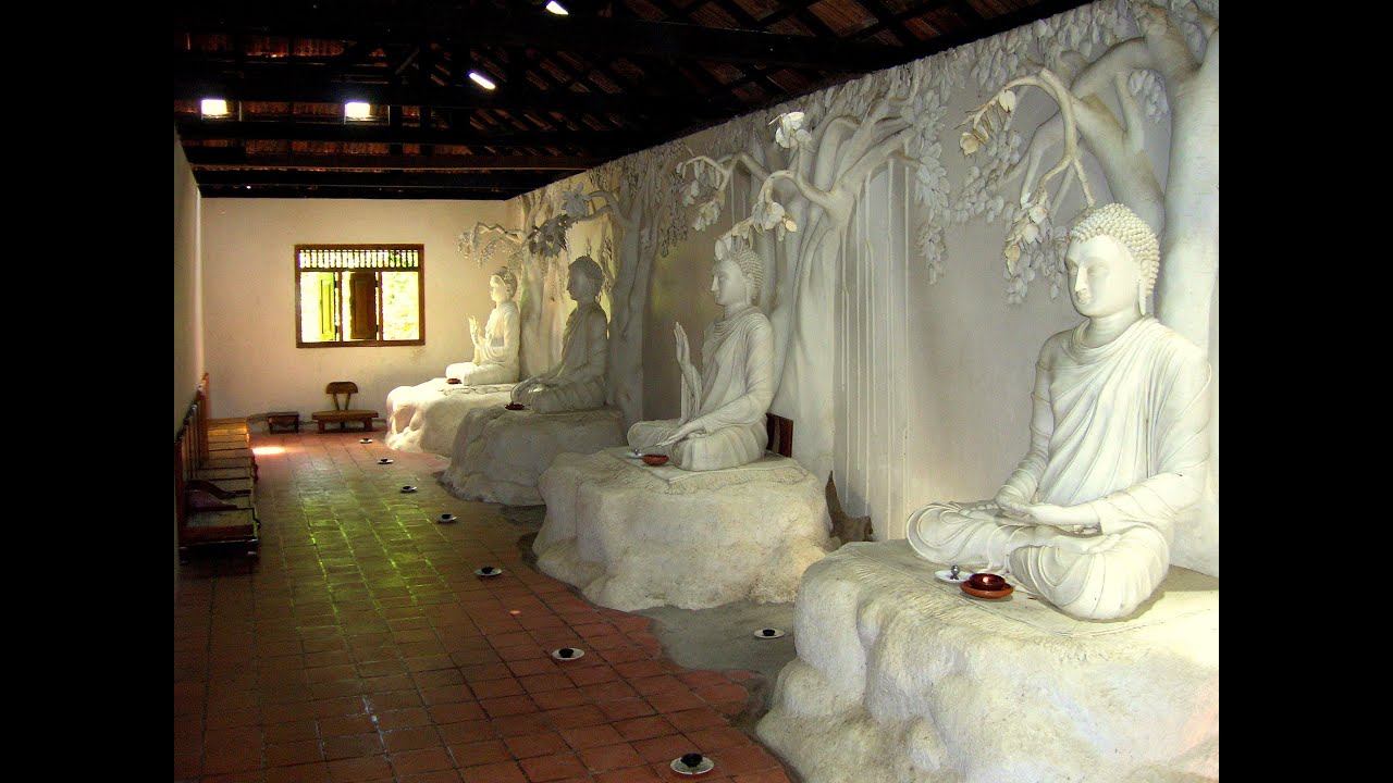 Araniya Panchakapaduwa Tempel, Paradise Island, Bentota, Sri Lanka, Apr 2010