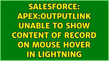 Salesforce: apex:outputlink unable to show content of record on mouse hover in lightning