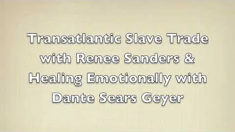 Double Feature Renee Sanders: Slave Trade/Dante Se...