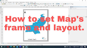 How to set frame or Layout of any map? #arcgis #gis #esri