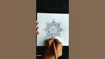 Mandala Art || Timelapse || 5 hours in 1 minute 😱