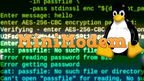 05 Messages with Minimodem
