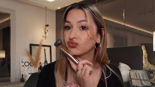 ASMR ✨ Toxic friend does your makeup while she spills all the TEA 👀