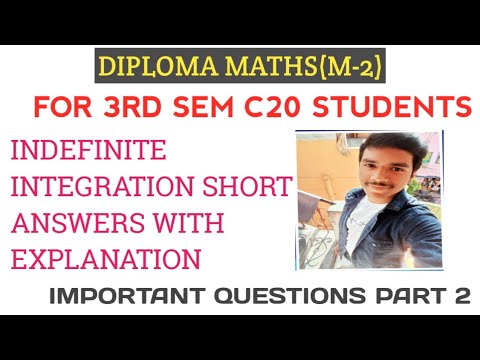 AP DIPLOMA C20 3RD SEM MATHS(M-2) IMPORTANT SHORT QUESTIONS FROM ...