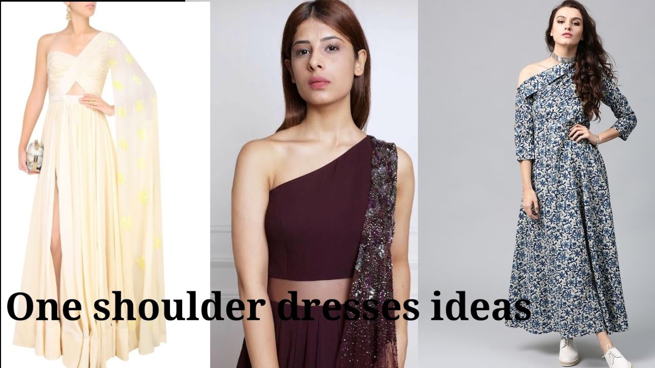 one shoulder dresses ideas for girls