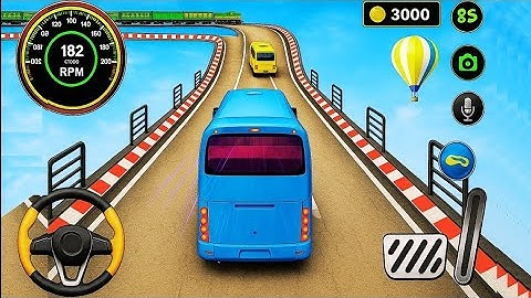Crazy Bus Mega Ramp Impossible Racing   Bus Stunts Impossible Tracks   Android Gameplay Video P-01