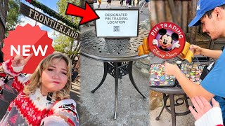 Disneyland's BIG Pin Trading Update | NEW Tables & NO PIN TRADING After 3pm?!