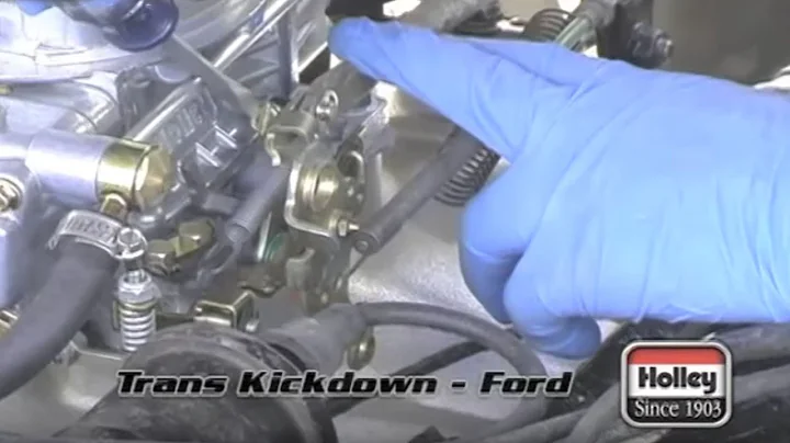 Setting the Ford transmission kickdown when using ...
