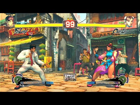 Final Fight X Street Fighter (4 Players) Co-op Gameplay -  Ken/Ryu/Chun-Li/Fei Long [1080p 60fps] 