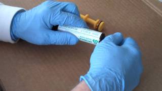 Setting up a Manual Adhesive Syringe