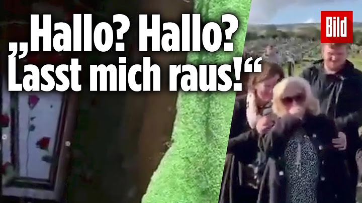 Toter bringt bei eigener Beerdigung alle zum Lachen