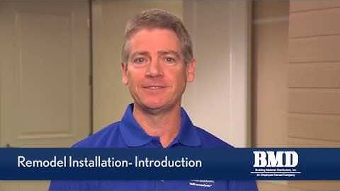 BMD Training Video Part 1 - Remodel Window Installation Video - Introduction