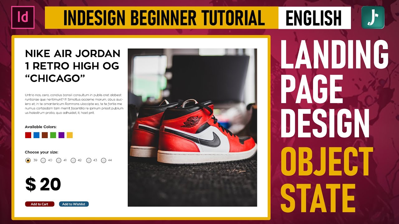 InDesign: How to Create a Responsive Landing Page using Object States
