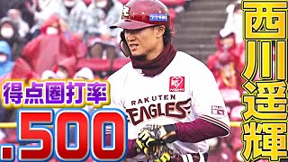 【20-10】西川遥輝『得点圏打率.500』
