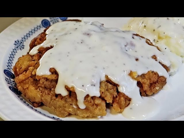 Chicken Fried Steak with Country Gravy - Great Grub, Delicious Treats